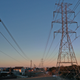 An aerial view from a drone shows electrical power lines running through a neighborhood on Feb. 19, 2021 in Austin, Texas. Amid days of nationwide frigid winter storms in which 58 people died, more than 4 million Texans were without power for much of the past week, with about 13 million Texans being forced to boil tap water in the aftermath of the strain on infrastructure.